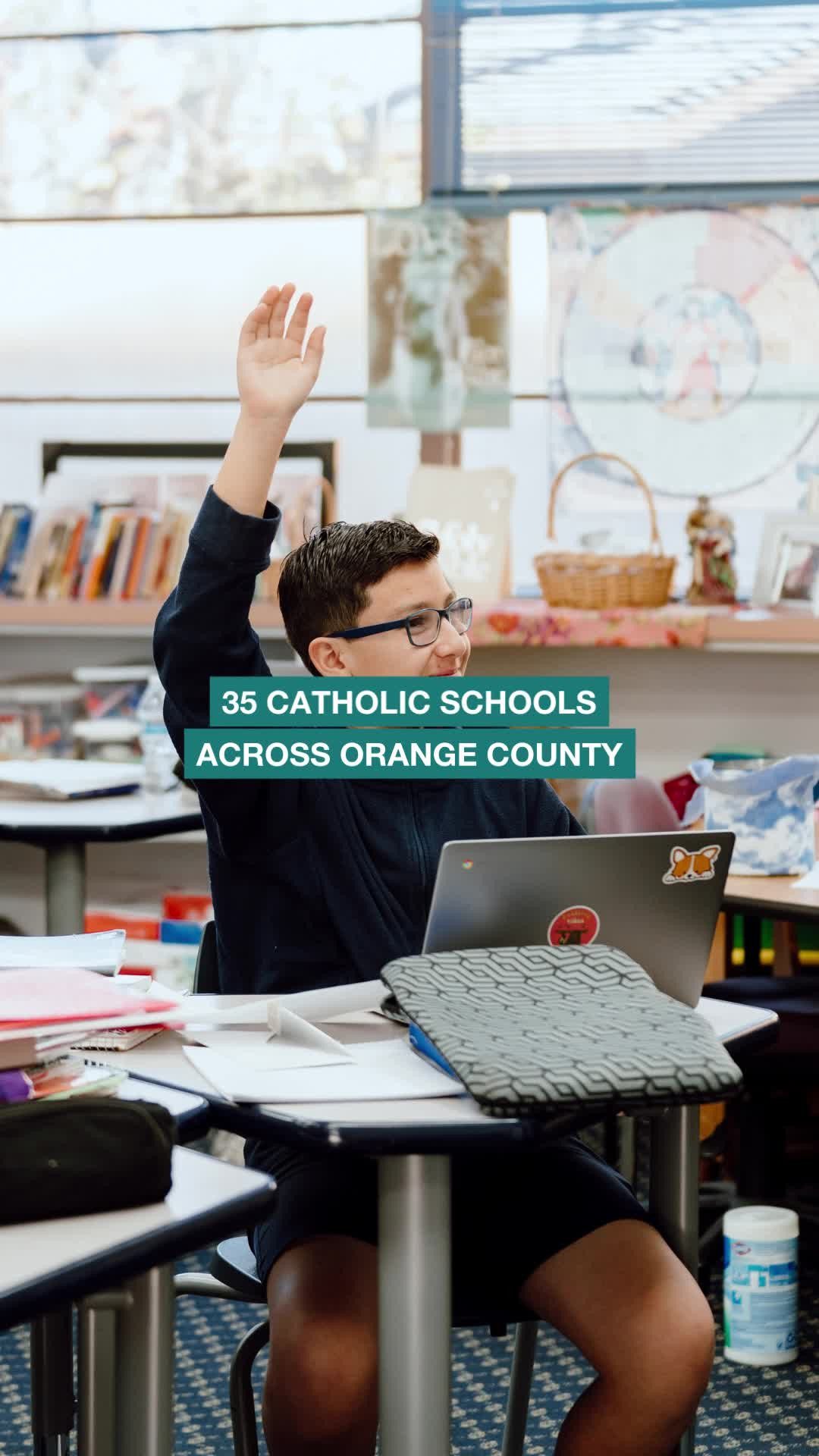 Day 3 of #CatholicSchoolsWeek! Here's to all of our students, teachers, and staff who are part of Catholic education across our 35 schools throughout Orange County. 🎉⁠
⁠
Tag your catholic school below! ⁠
⁠
(For more information on our schools, visit the link in bio)