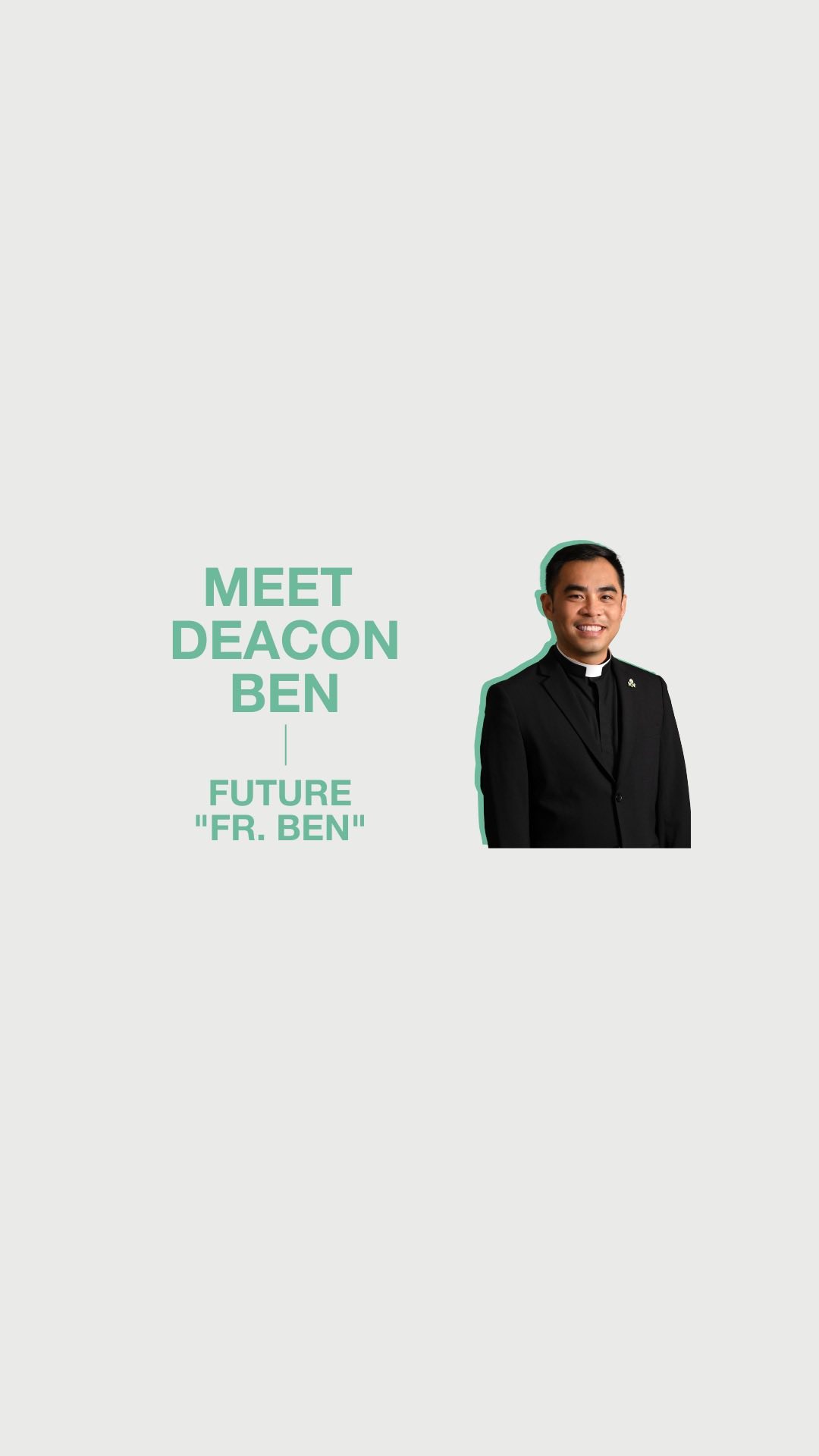 Get to know the future priests of our Diocese! Today, meet Deacon Benjamin Nguyen (soon to be Father Benjamin Nguyen). Once ordained, he will serve at St. Kilian in Mission Viejo.
We invite you on June 10 to pray with us at our Priesthood Ordination as Bishop Kevin Vann ordains three new priests, including Deacon Benjamin, into our Diocese. The Mass at Christ Cathedral will begin at 10 AM.
Interested in learning more about Vocations and God’s plan for your life? Visit the link in our bio.