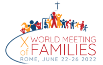 X Logotipo del Encuentro Mundial de las Familias