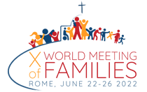 X Logotipo del Encuentro Mundial de las Familias