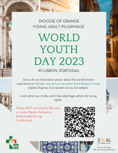 Diocese of Orange Young Adult Pilgrimage: World Youth Day 2023