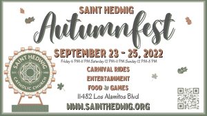 Sept. 23: Saint Hedwig Autumnfest