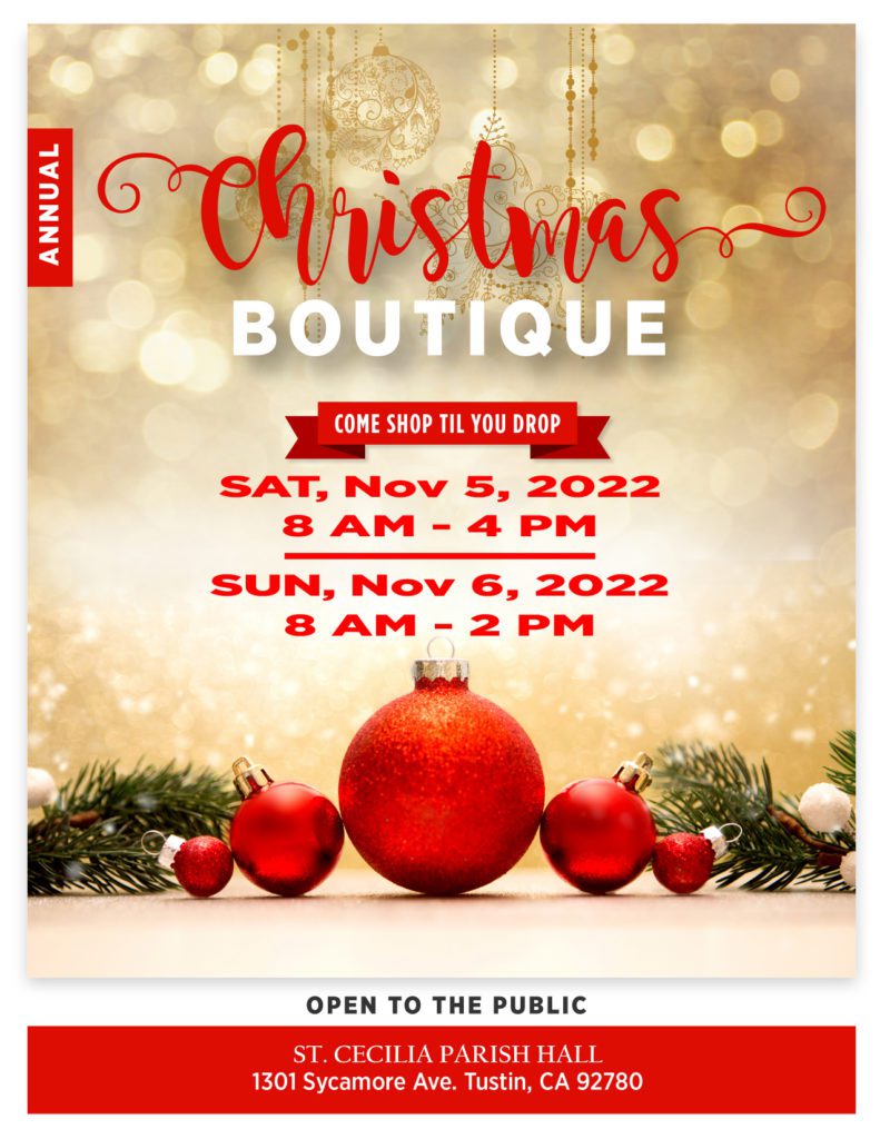 St. Cecilia annual Christmas boutique