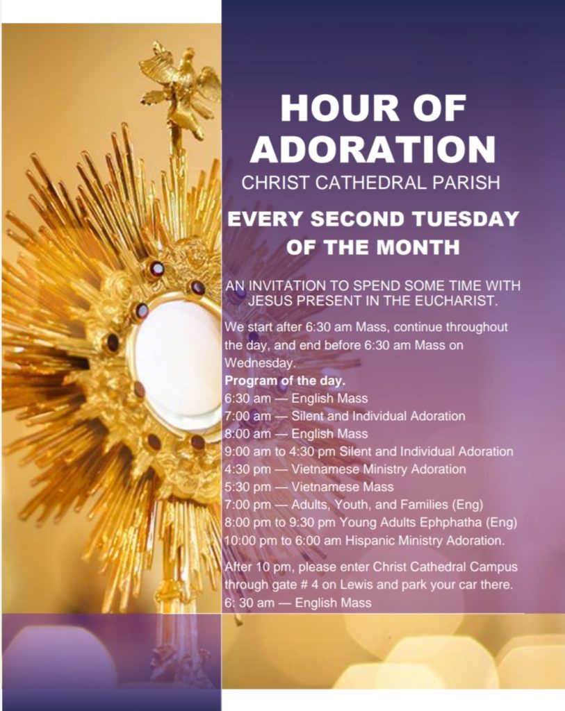 Hour of Adoration: Christ Cathedral Parish