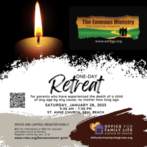 Emmaus Ministry for Grieving Parents — One-Day Retreat