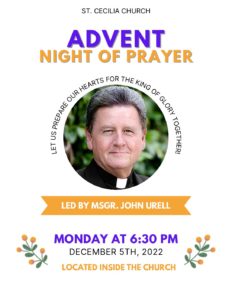 Advent Night of Prayer: St. Cecilia Church