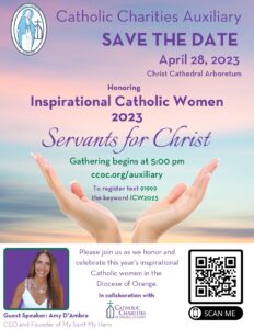Catholic Charities Auxiliary hosting Inspirational Catholic Women 2023 event