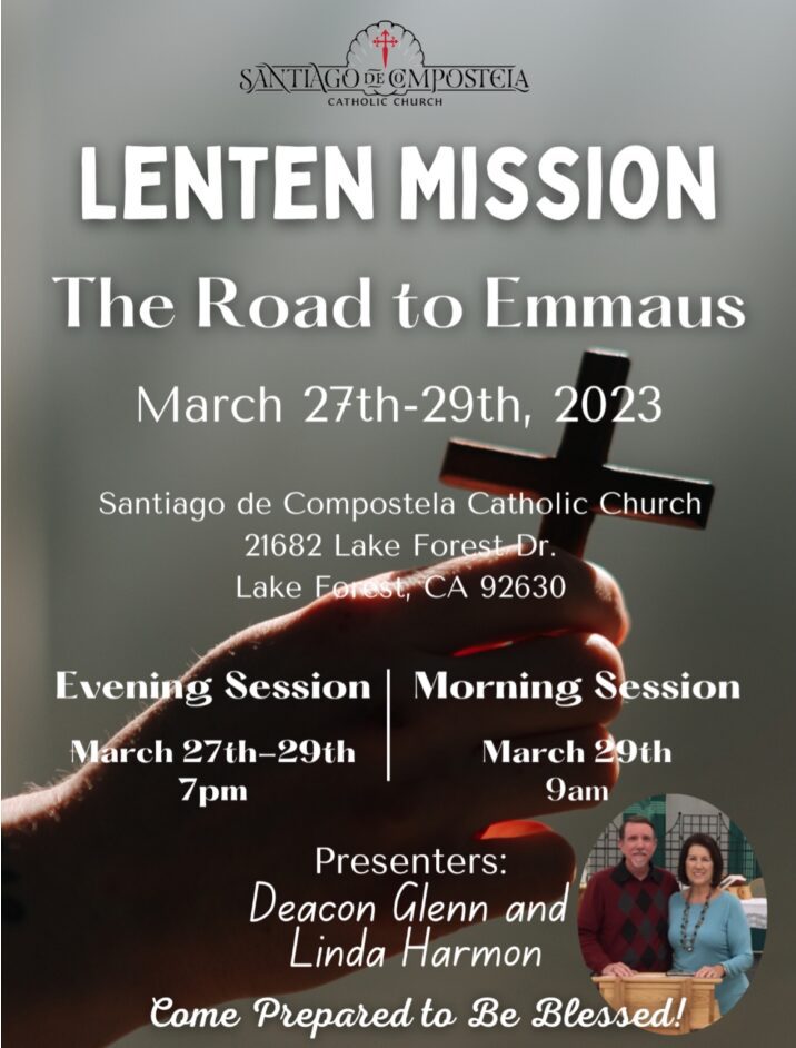 Lenten Mission: The Road to Emmaus