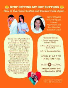 Stop Hitting My Hot Buttons: How to Overcome Conflict and Discover Hope Again”