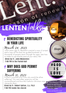 Lenten Talks