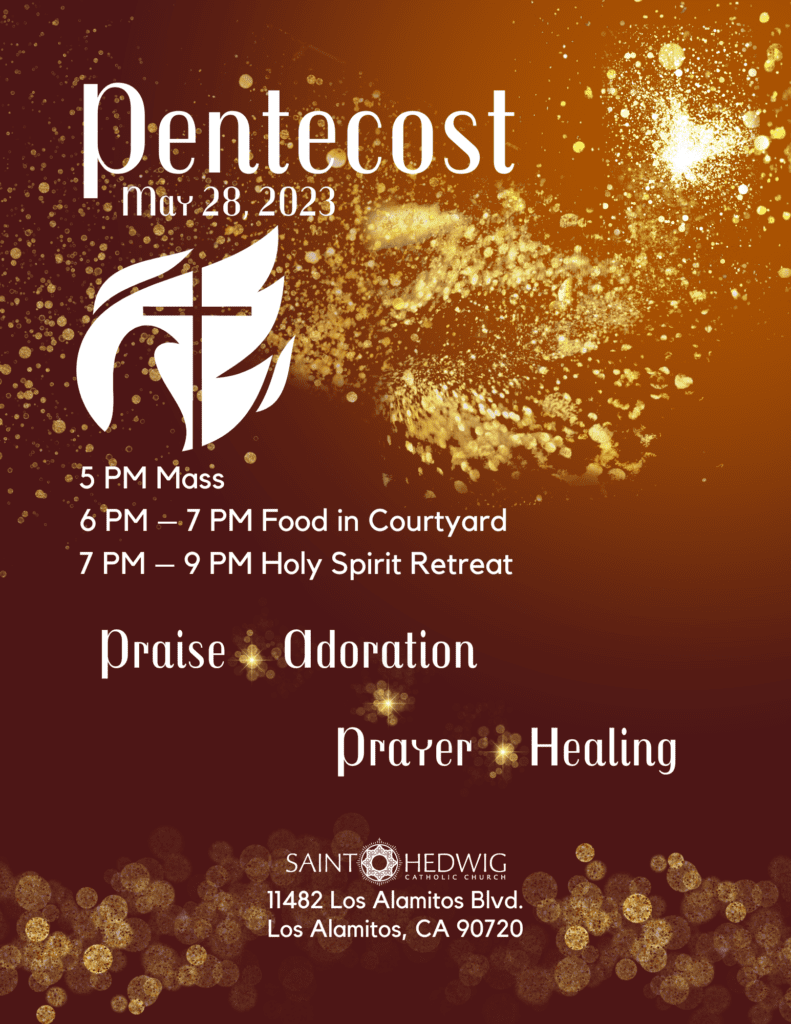 Pentecostal Prayer Service on the evening of Pentecost May 28