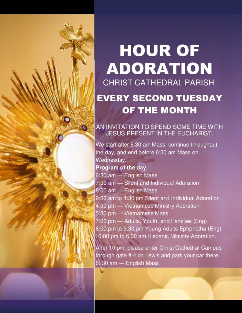 Hour of Adoration: Christ Cathedral Parish