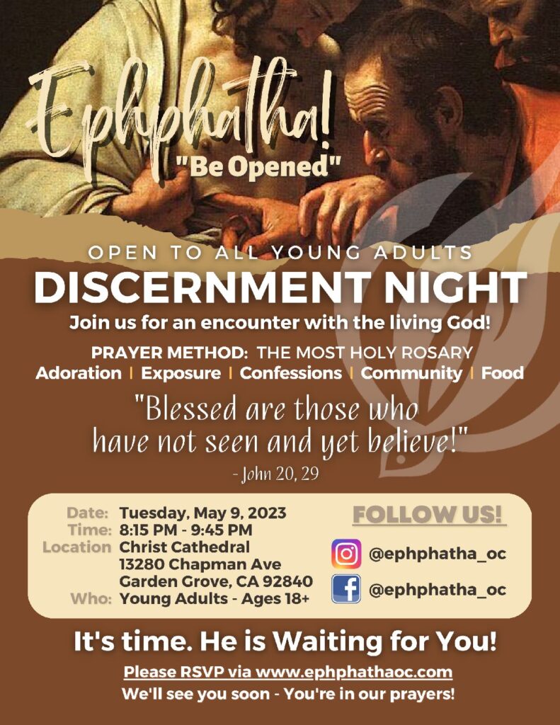 Ephphatha! Be opened