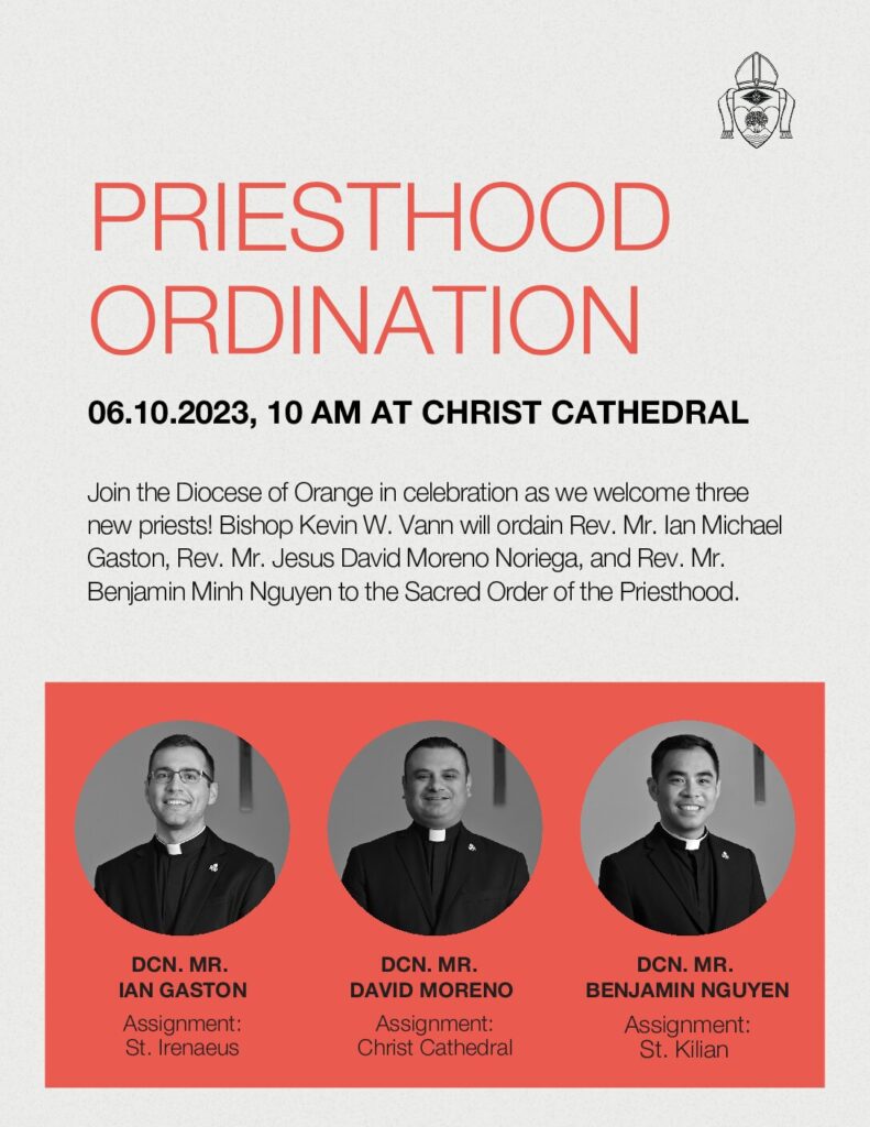 Priesthood Ordination at Christ Cathedral