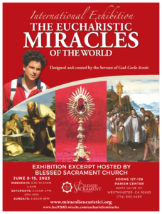 Vatican Exhibit of the Eucharistic Miracles