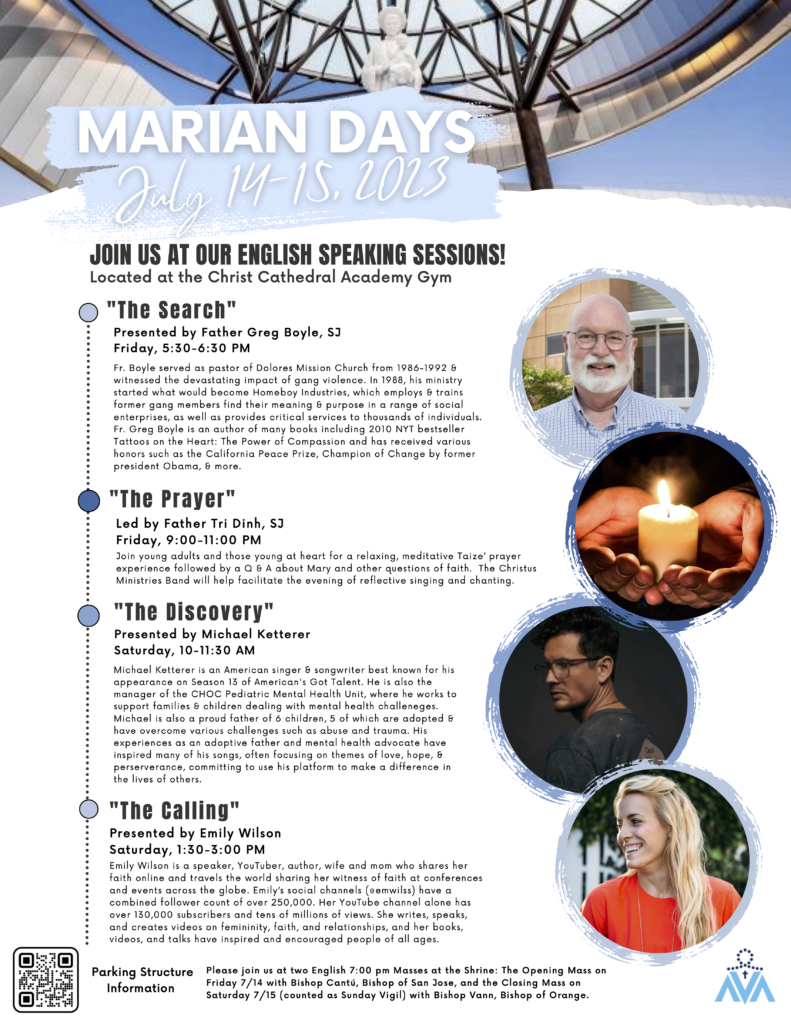 Marian Days: July 14-15