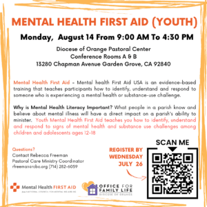Mental Health First Aid (Youth)