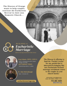 Building a Eucharistic Marriage Program for Parish Phase of Eucharistic Revival