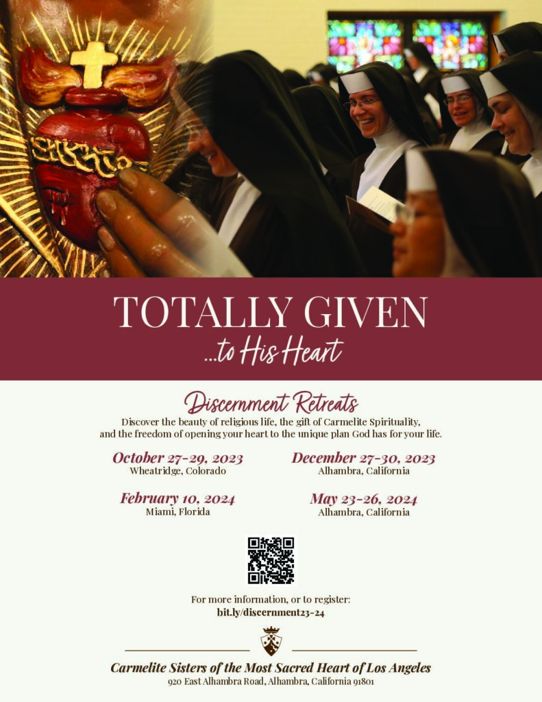 Totally Given to His Heart Discernment Retreats