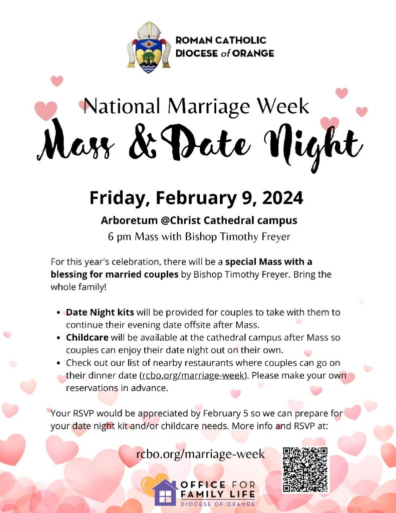 National Marriage Week Mass & Date Night