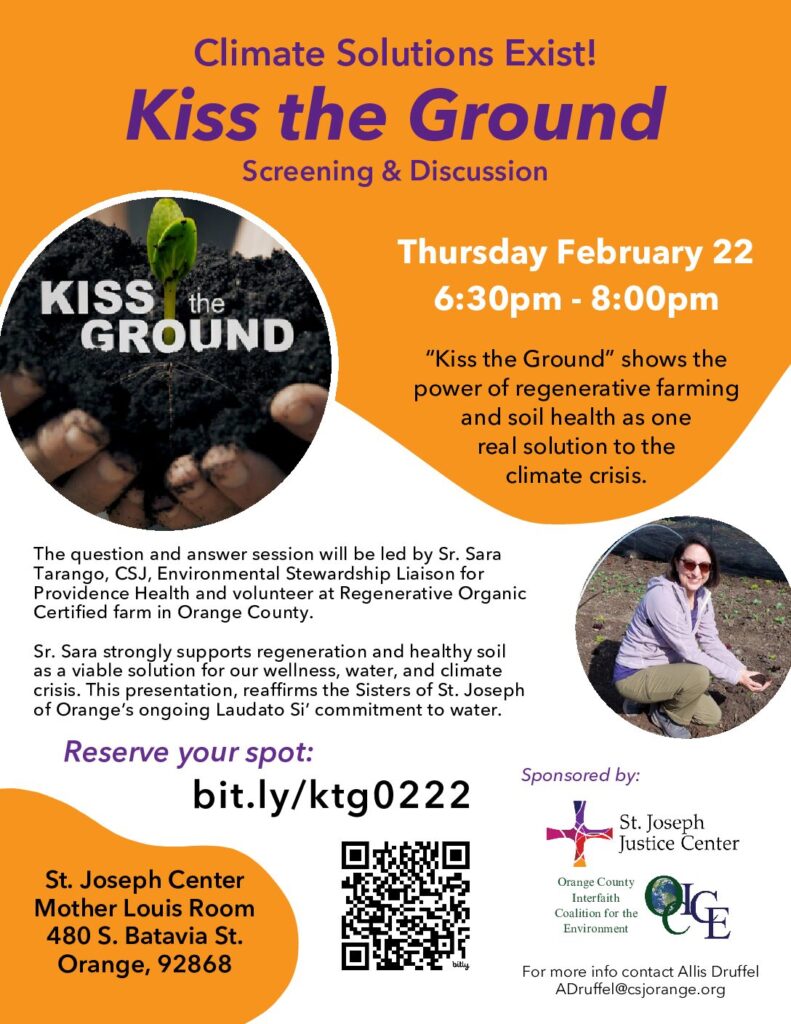 “Kiss the Ground” Film Screening