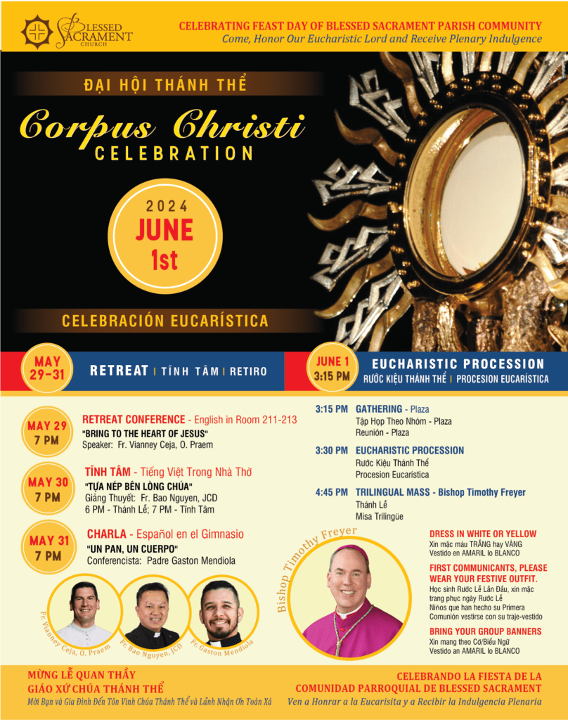 2024 Blessed Sacrament Church Corpus Christi 2024 Blessed Sacrament Church Corpus Christi