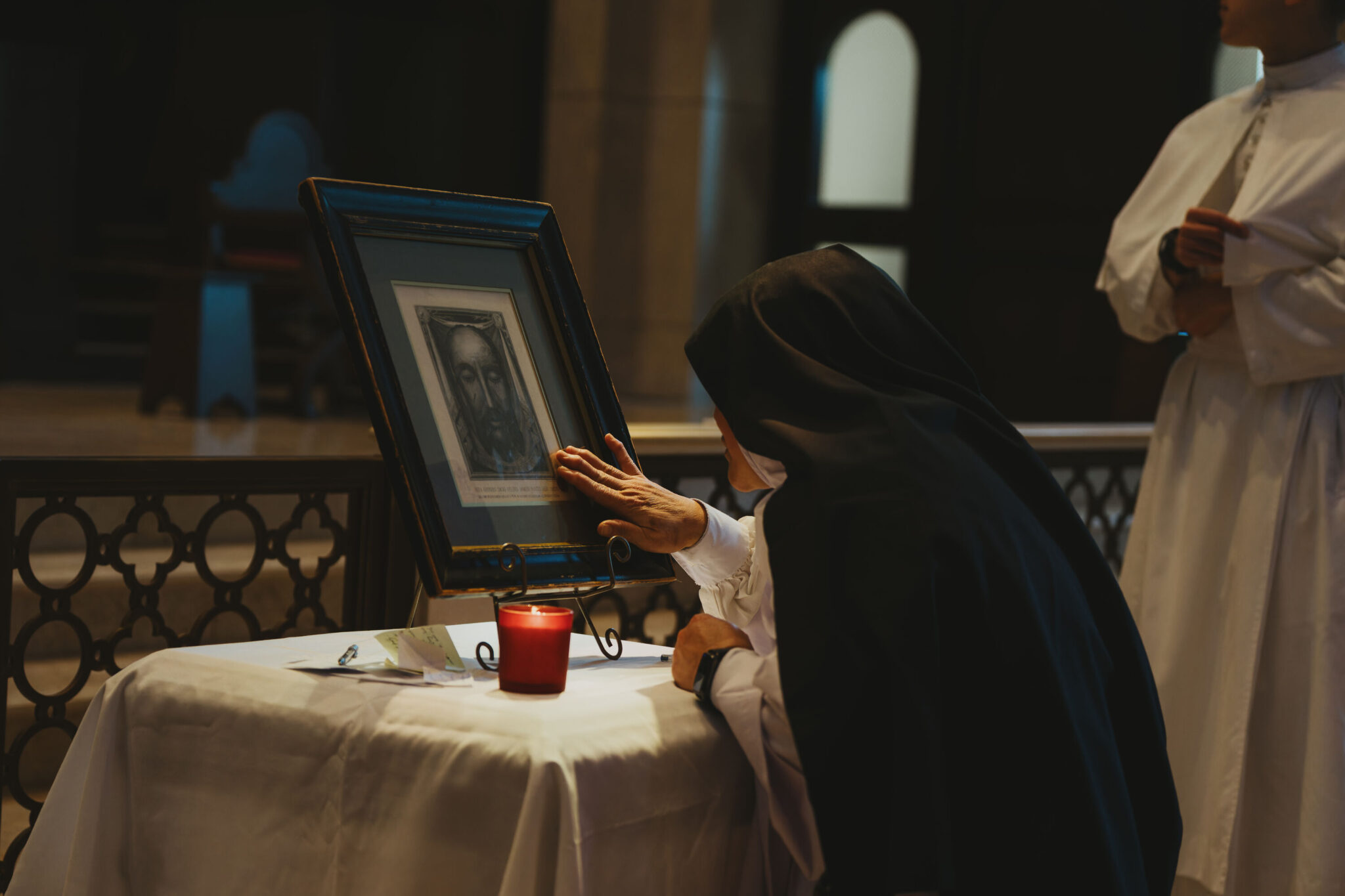 Holy Face Image at St. Michael's Abbey