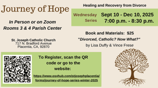 Journey of Hope Revised Fall 2025 Series Flyer